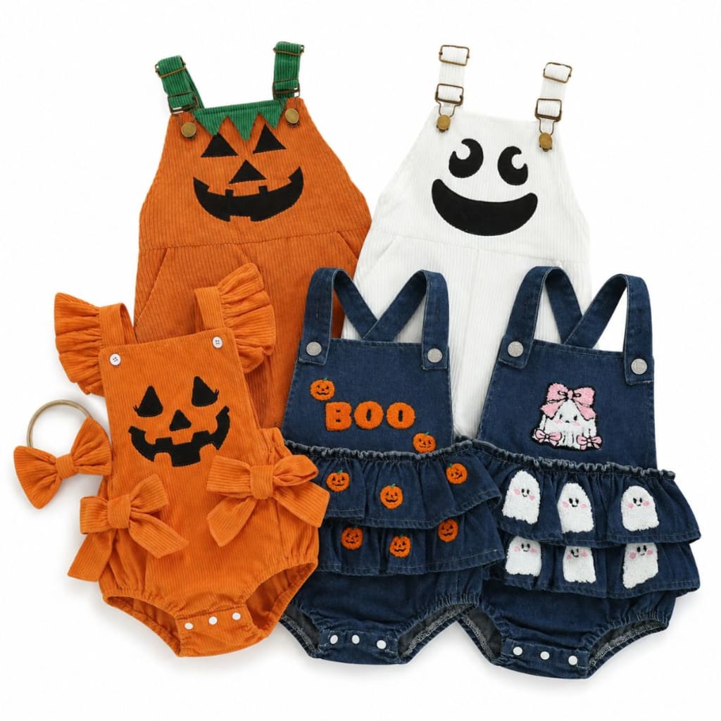 Halloween Overalls with Pockets.11