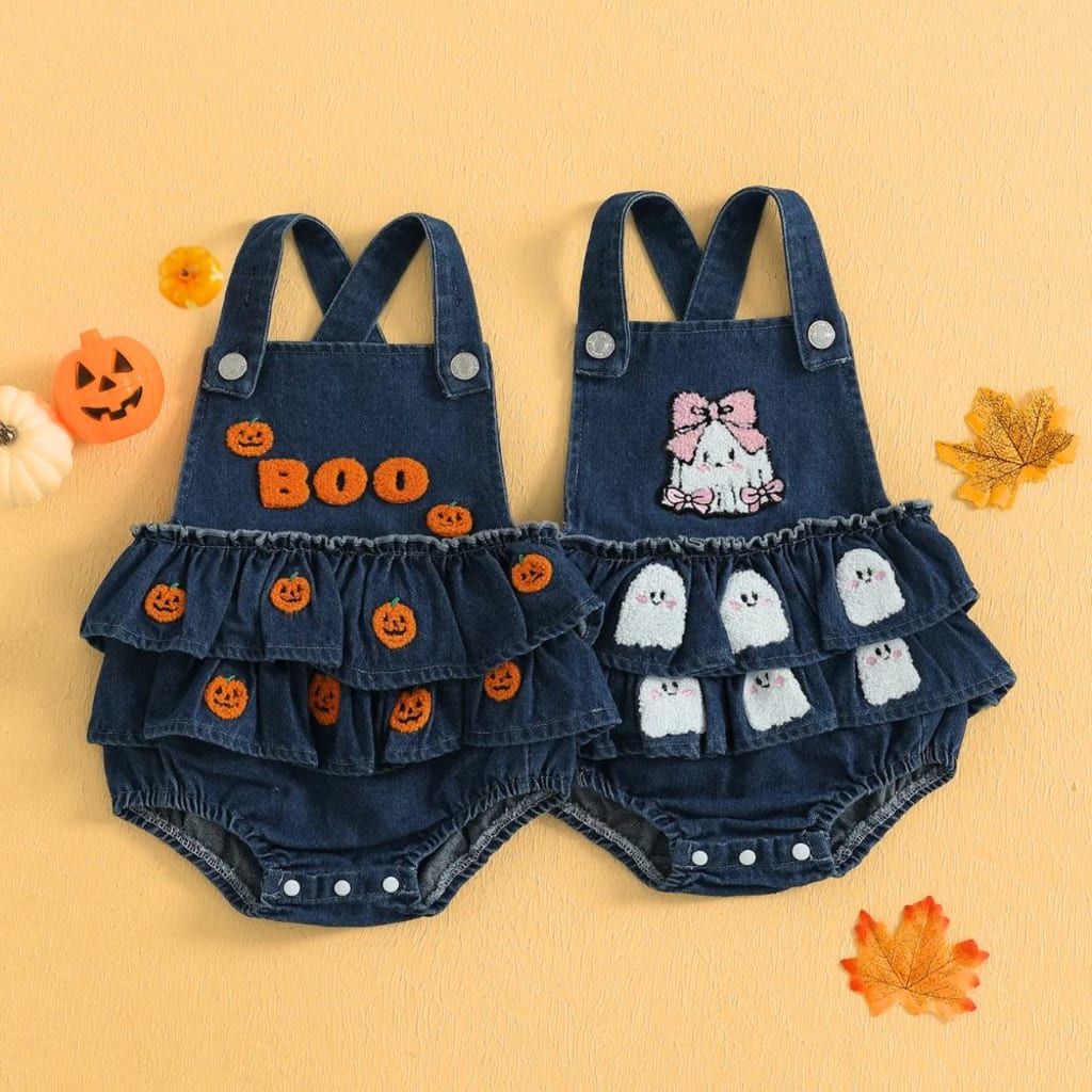 Halloween Overalls with Pockets.11